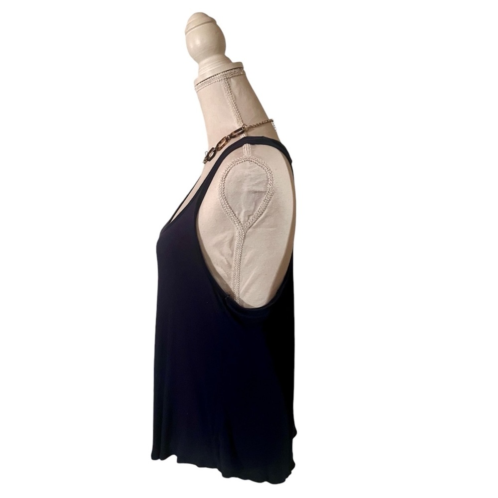 BCBGeneration Navy Blue Racerback Tank Top - Picture 4 of 10